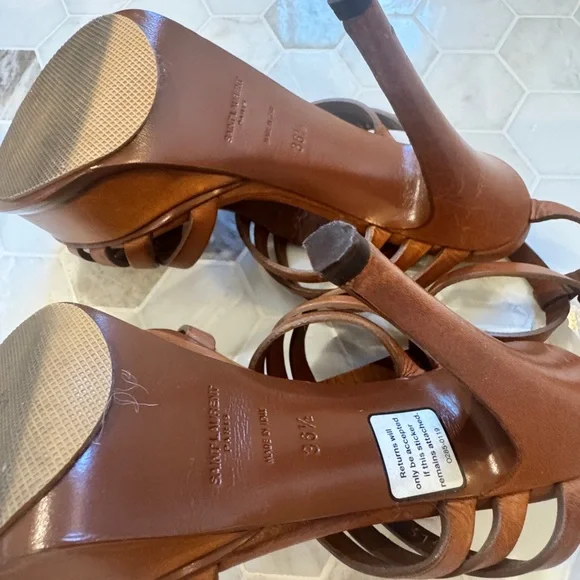 Like New YSL Sassy Strappy Sandals - Picture 10 of 11